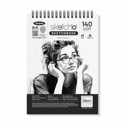 Anupam Sketcho A5 140GSM Drawing Book - 50 Sheets